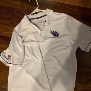 Tennessee Titans White Nike Polo